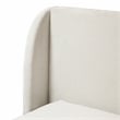 Furniture of America Eleanora Fabric and Wood Mattress Ready Queen Bed in White