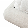 Furniture of America Lunaria Fabric and Wood Mattress Ready King Bed in White
