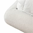 Furniture of America Lunaria Fabric and Wood Mattress Ready Queen Bed in White