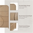 Furniture of America Tissen Wood Dovetail 4-Drawer Chest in Natural