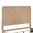 Furniture of America Tissen Rounded Edges Panel Wood King Bed in Natural