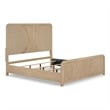 Furniture of America Tissen Rounded Edges Panel Wood King Bed in Natural