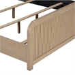 Furniture of America Tissen Rounded Edges Panel Wood Queen Bed in Natural