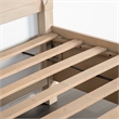 Furniture of America Don Wood and Metal Panel King Bed in Light Oak