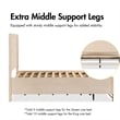 Furniture of America Don Wood and Metal Panel Queen Bed in Light Oak