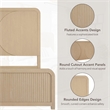 Furniture of America Tissen Wood King 3-Piece Bedroom Set in Natural
