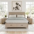 Furniture of America Don Wood King 3-Piece Bedroom Set in Light Oak