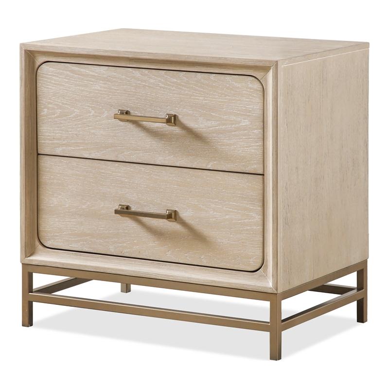 Furniture of America Don Wood King 3-Piece Bedroom Set in Light Oak