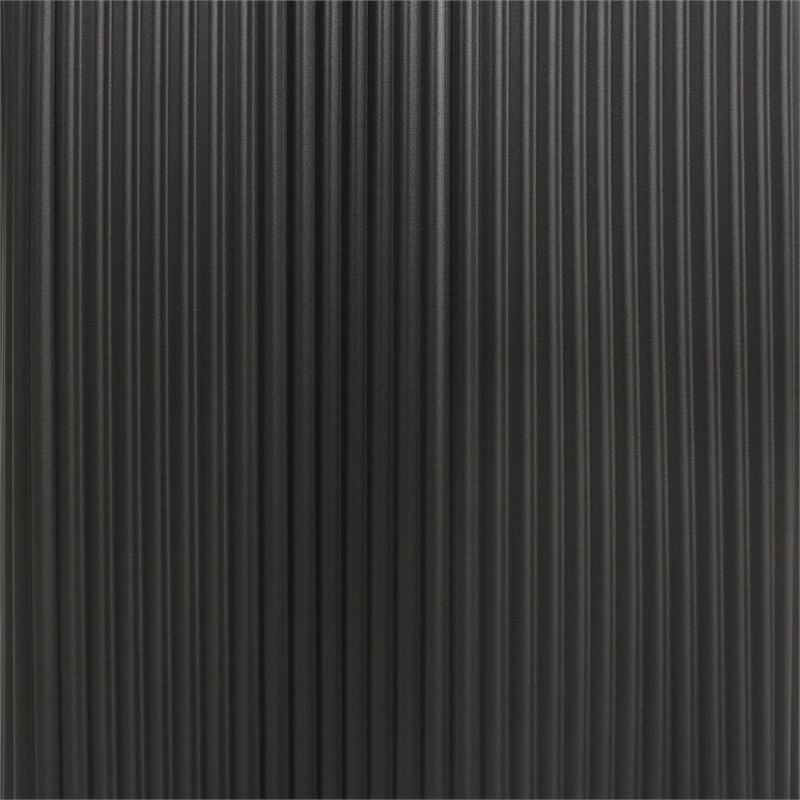 Furniture of America Elara Iron and Faux Marble Pedestal Dining Table in Black