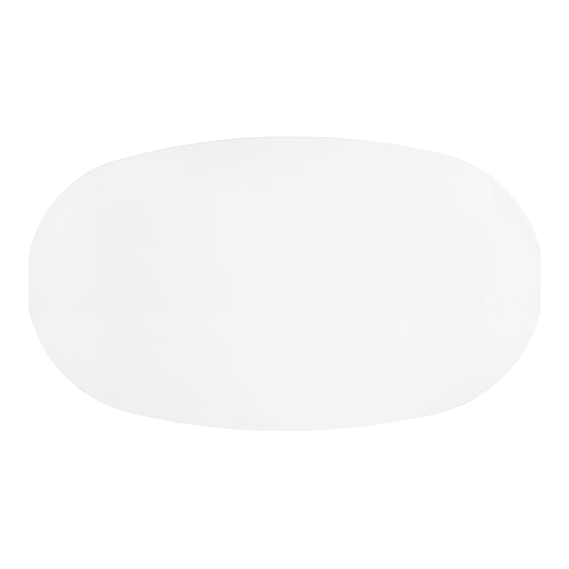 Furniture of America Elara Iron and Wood Pedestal Dining Table in White