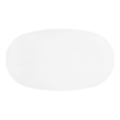 Furniture of America Elara Iron and Wood Pedestal Dining Table in White
