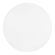 Furniture of America Elara Wood Iron Pedestal Round Dining Table in White