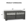 Furniture of America Selyra Wood Lift-Top Coffee Table in Gray