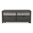 Furniture of America Selyra Wood Lift-Top Coffee Table in Gray