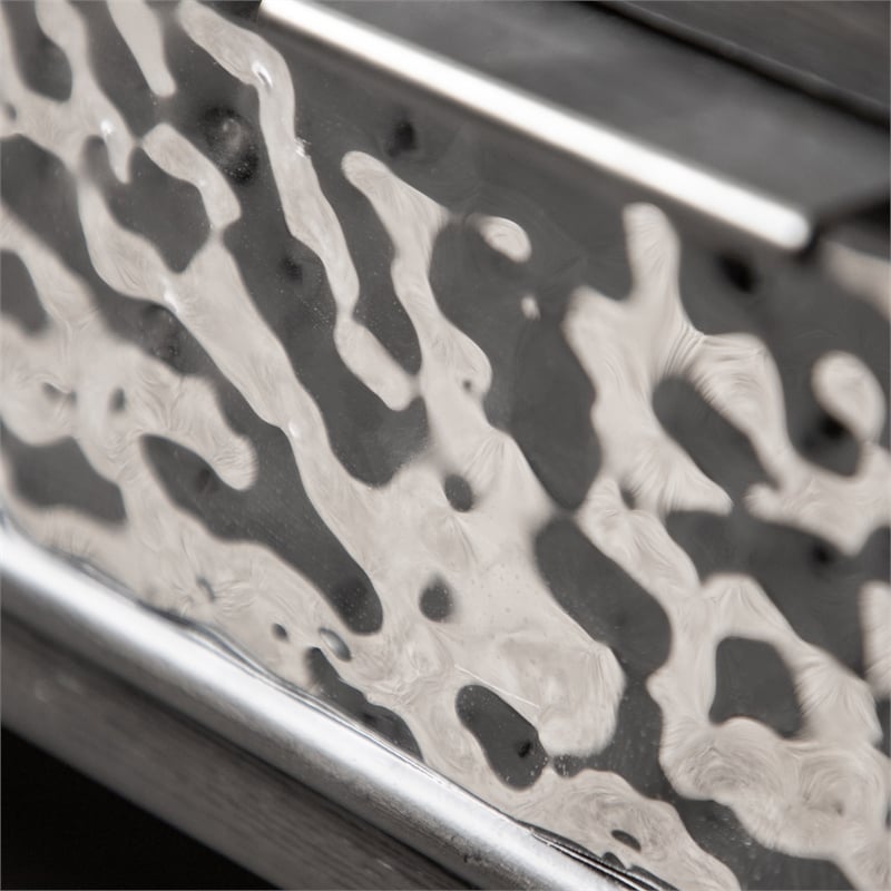 Furniture of America Selyra Wood 1-Drawer Gray End Table with Shelf