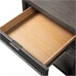 Furniture of America Selyra Wood 1-Drawer Gray End Table with Shelf