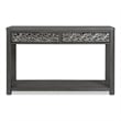 Furniture of America Selyra Wood 2-Drawer Gray Sofa Table with Shelf