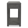 Furniture of America Selyra Wood 2-Drawer Gray Sofa Table with Shelf