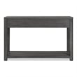 Furniture of America Selyra Wood 2-Drawer Gray Sofa Table with Shelf
