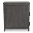 Furniture of America Selyra Wood Gray Chairside Table with Charging Port and USB