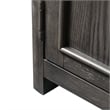 Furniture of America Selyra Wood Gray Chairside Table with Charging Port and USB