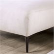 Furniture of America Millie Cotton Linen Sectional with Left Chaise in White