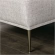 Furniture of America Elhole FSC and OEKO TEX Chenille 2-Piece Sofa Set in Gray