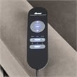Furniture of America Nightfall Gray Fabric Power Lift Recliner with USB Port