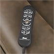 Furniture of America Starbright Brown Faux Leather Power Lift Recliner with USB