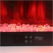 Furniture of America Raman Wood White 71-Inch TV Stand With Electric Fire Place