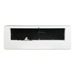 Furniture of America Alcala Wood White 71-Inch TV Stand With Electric Fire Place