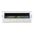 Furniture of America Alcala Wood White 71-Inch TV Stand With Electric Fire Place