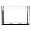 Furniture of America Pramit Metal Twin over Twin Bunk Bed in Black