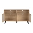 Furniture of America Evans Wood 56-Inch TV Stand with 4-Door in Natural