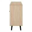 Furniture of America Evans Wood 56-Inch TV Stand with 4-Door in Natural