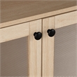 Furniture of America Evans Wood 56-Inch TV Stand with 4-Door in Natural