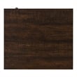 Furniture of America Cavill Wood Side Table with Shelf and Door in Gray