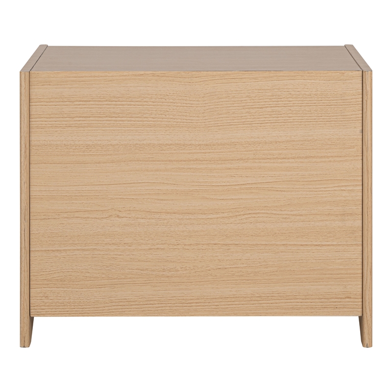 Furniture of America Cole Wood Natural 1-Drawer Pet-Friendly Design Side Table