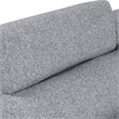 Furniture of America Nuesi Fabric Sleeper Sectional with Right Chaise in Gray