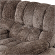 Furniture of America Bello Brown Fabric Power Reclining Sectional with USBs