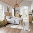 Furniture of America Tissen Wood Queen 6-Piece Bedroom Set in Natural