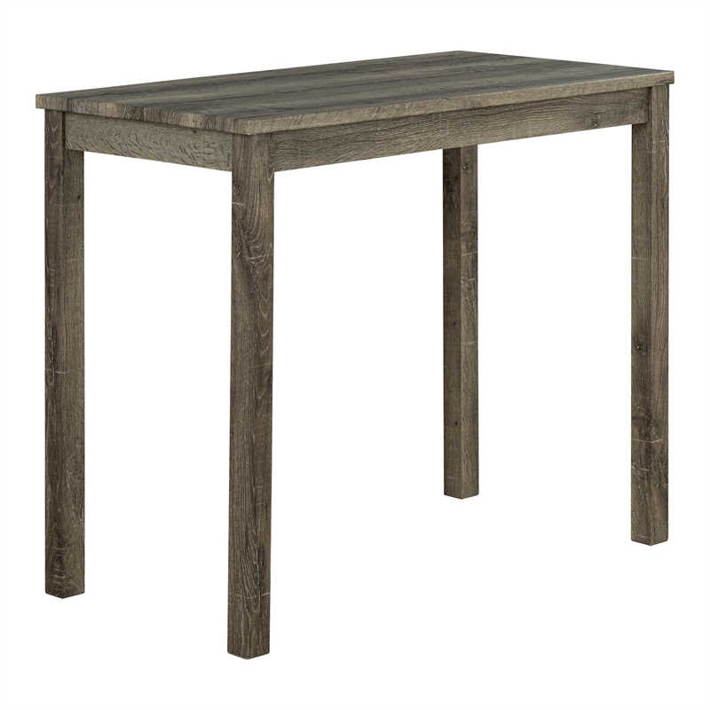 Furniture of America Surtop Wood 3-Piece Counter Dining Table Set in Brown