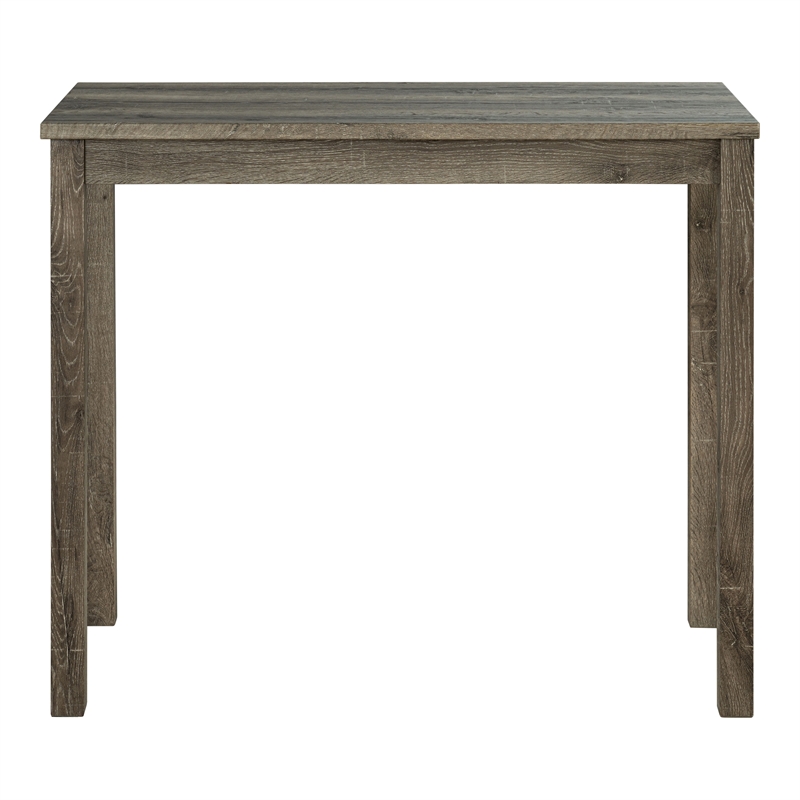 Furniture of America Surtop Wood 3-Piece Counter Dining Table Set in Brown