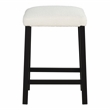 Furniture of America Clouden Wood 3-Piece Counter Dining Table Set in Black
