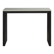 Furniture of America Isgan Wood 3-Piece Counter Dining Table Set in Black
