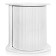 Furniture of America Elara Wood 2-Piece End Table Set in White