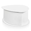 Furniture of America Elara Wood 3-Piece Coffee Table and End Table Set in White
