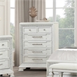 Furniture of America Gelbero Wood Dovetail 6-Drawer Chest in White