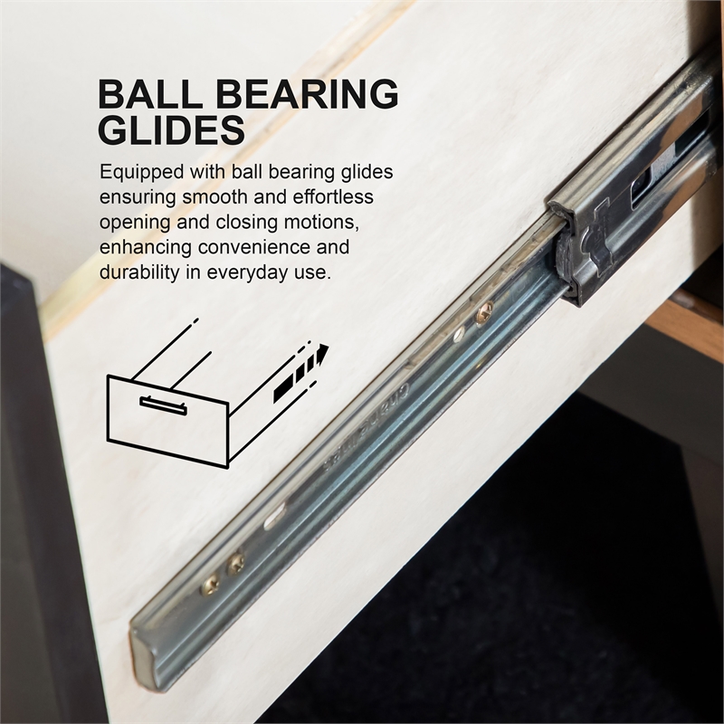 Furniture of America Gelbero Wood Dovetail 7-Drawer Dresser with Mirror in White