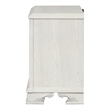 Furniture of America Gelbero White Wood Dovetail 2-Drawer Nightstand with USBs
